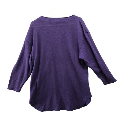 Victoria's Secret Thermal Cardigan Womens M Waffle Knit Lounge Relaxed Button - Bild 2 von 7