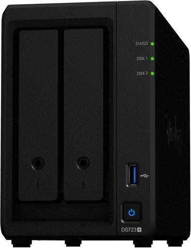 Synology DiskStation DS723+ 2Bay 2GB NAS Network Storage Server NO POWER Supply - Bild 9 von 10