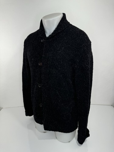 THEORY - ALPACA / CASHMERE / WOOL Shawl Cardigan M / L Sweater EXCELLENT - Picture 3 of 5
