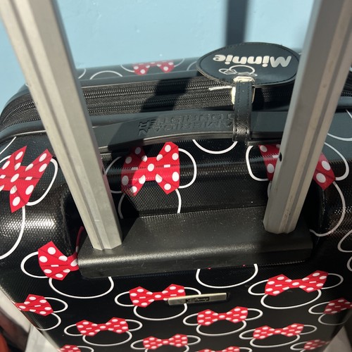 American Tourister Disney Minnie Mouse Hardside 21 Inch Carryon Luggage.  - Picture 8 of 17