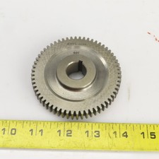 42155-460A 60 Tooth Spur Gear 20° 3-1/2" OD 3/4" Keyed Bore 	1/2" Wide