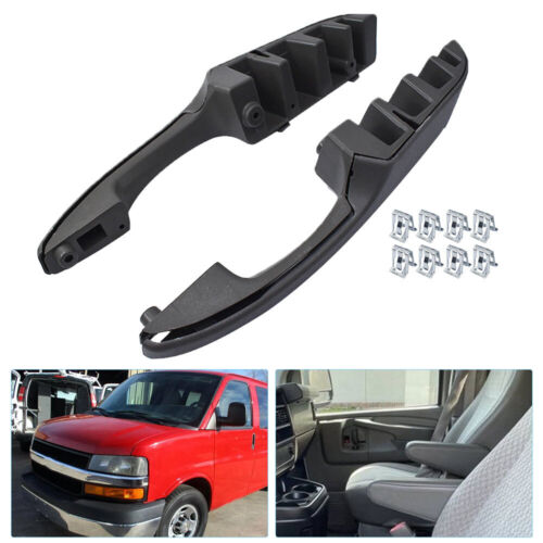 Inside Pull Door Handle Armrest Pair For 2003-2018 Chevrolet Express Van Savana - Picture 11 of 11