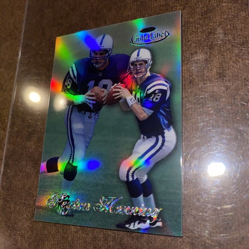 1998 Topps Gold Label Class 2 Black Label Peyton Manning ROOKIE RC #20 SP BLACK - Picture 6 of 20