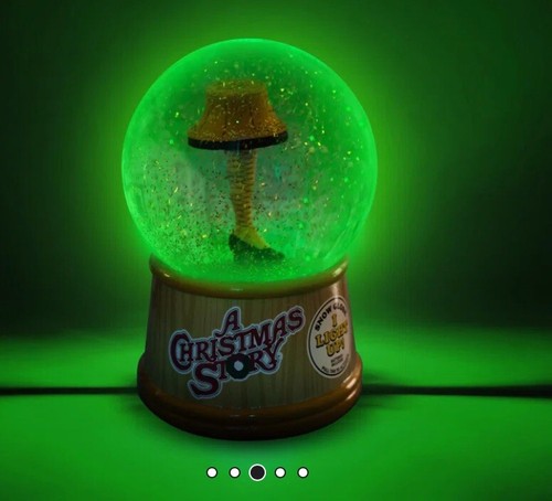 A Christmas Story Leg Lamp Light-Up Collectible Snow Globe | 6 Inches Tall. New. - Picture 7 of 7
