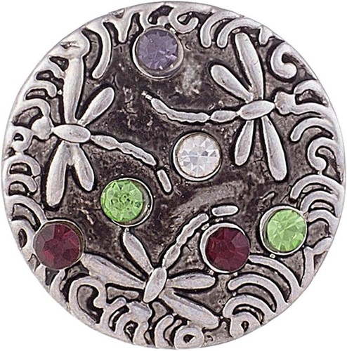 Dragonfly Snap Jewelry 18MM Ginger Charm Button Fits Custom Bracelets, Necklaces - Picture 16 of 16