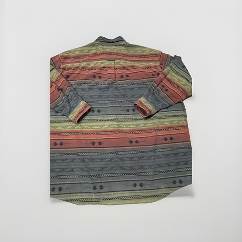 Woolrich Aztec Navajo Southwestern Western Flannel Shirt USA Mens Sz 3XL Vintage - Imagen 5 de 7