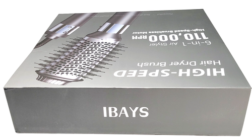 Ibays 6-in-1 110,000RPM High Speed Brushless Motor Hair Dryer Brush - Picture 4 of 7
