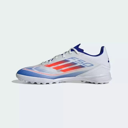 Adidas F50 League IF1343 White Solar Red Blue Turf Soccer Shoes TF2627 Mens Size - Picture 3 of 6