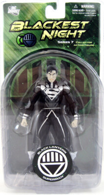 DC Direct Blackest Night Series 7 BLACK LANTERN SUPERMAN Action