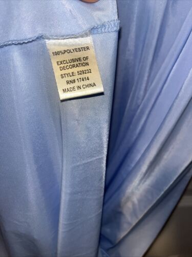 Miss Elaine Silk Essence langes ärmelloses Nachthemd Spitze Mieder blau XL MÄNGEL - Bild 5 von 10