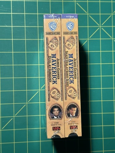 Maverick: Duel At Sundown & Shady Deal At Sunny Acres (VHS, 2-Tape Set) - Picture 4 of 6