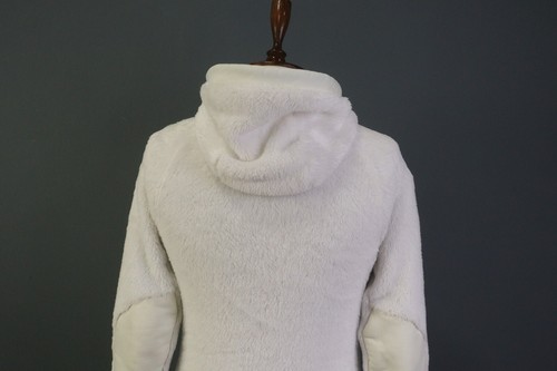 Haglöfs weiße Fleece Full Zip Windbreaker Jacke mit Kapuze Größe S - Bild 12 von 18