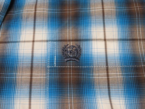 Mens Cinch Western Long Sleeve Button Front Shirt Size XL Blue Gray Plaid - Picture 7 of 10