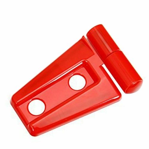 Cubierta de bisagra de capó de motor roja 2 piezas para Jeep Wrangler JK 2007-2017 accesorios - Imagen 5 de 7