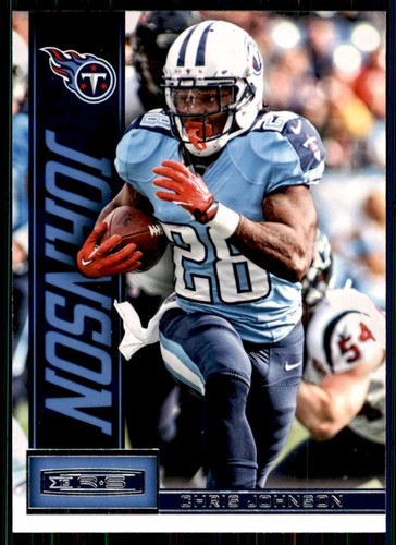 2013 Panini Rookies & Stars Chris Johnson Tennessee Titans #97 NFL fútbol americano - Imagen 1 de 2