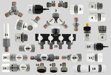  Quick connect garden hosepipe fittings /connectors, 5 year Quality guaranteed 