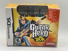 Guitar Hero On Tour (Nintendo DS, 2008) W/ Guitar Grip & Game