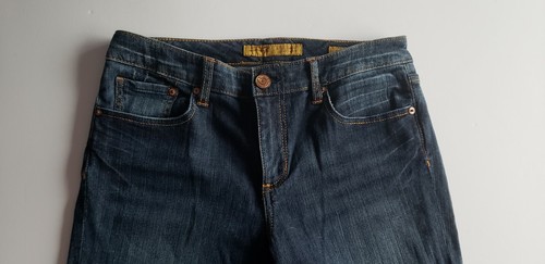 Seven7 Women's Sz 6 Premium Denim Flare Boot Cut Dojo Midrise Jeans Dark Wash  - Bild 3 von 10