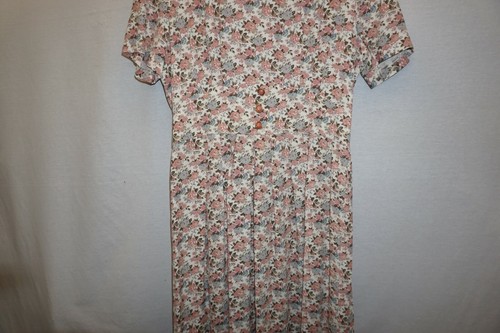 Vintage 80s Whirlaway Frocks floral cottagecore modest prairie dress 8P roses - Picture 3 of 11