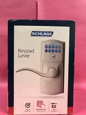 Schlage FE595 CAM 619 ACC Electronic Keypad Lever Satin Nickel for sale online