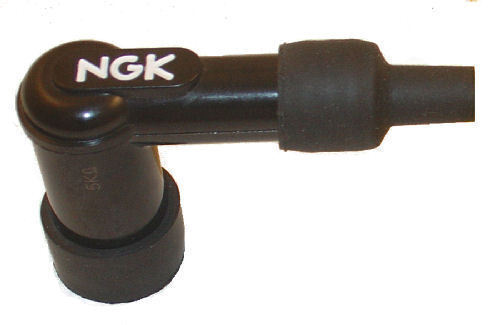 2x NGK Spark Plug Cap Black For Kawasaki (K)Z 400 D 1974 - 1977 - Picture 3 of 3