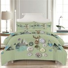 Deer Round Plate 3D Printing Duvet Quilt Doona Covers Pillow Case Bedding Sets
