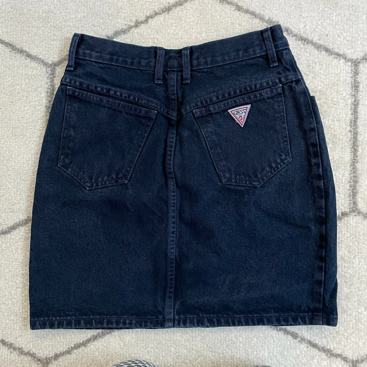 Denim top skirt guess