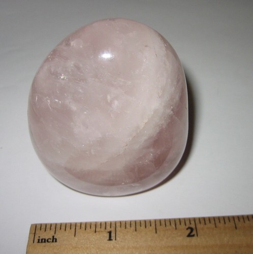 2.4" x 2.1" POLISHED NATURAL ROSE QUARTZ CRYSTAL STONE MINERAL ~ 174.2grams *A1 - Bild 4 von 12