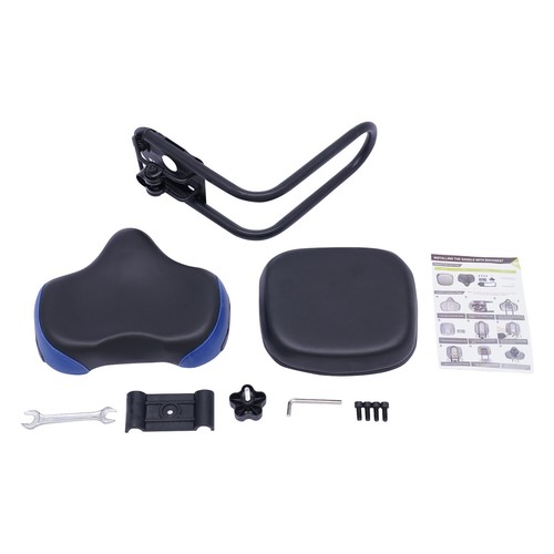 Bike Seats Adult Tricycle Backrest Saddle Seat Bicycle Saddle Seat w/Backrest - Picture 13 of 17