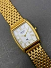 Vintage Seiko Slim White Dial Quartz Men's Wrist Watch - FREE SHIPPING