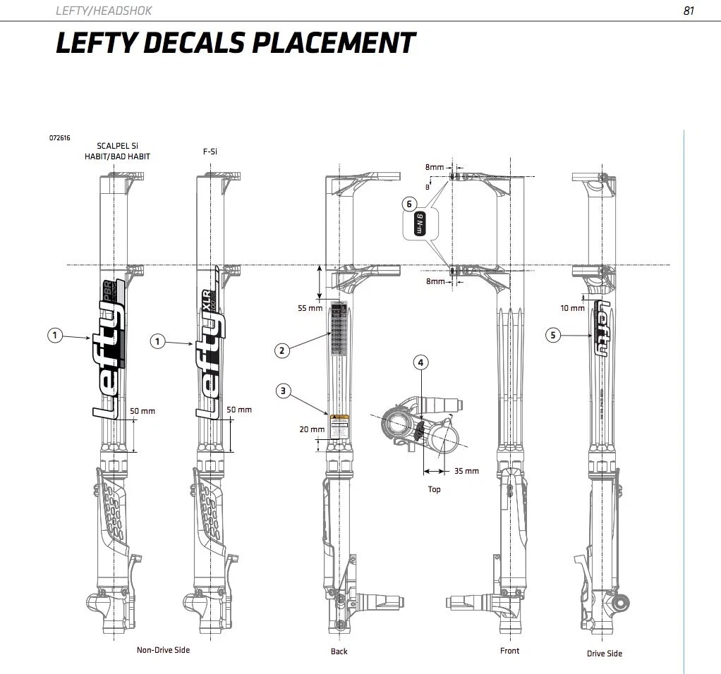 Cannondale Lefty Carbon XLR 100 29 Scalpel 29 Green Silver