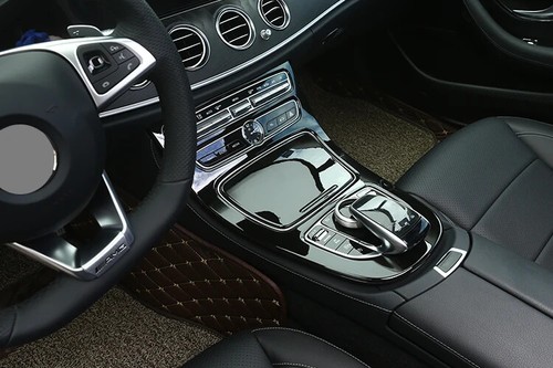 Console Frame Gear Shift Panel Cover Trim For Mercedes Benz E-Class W213 2016-18 - Picture 24 of 30