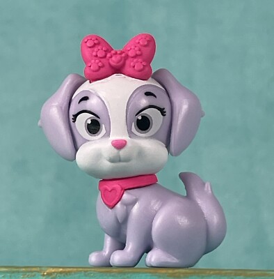 Disney Junior Minnie s Dog CREAMPUFF Mini Toy Figure 2  Pink Bow