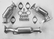 Fits 2009 To 2017 GMC Acadia 3.6L V6 D/Side P/Side & Rear Catalytic Converters