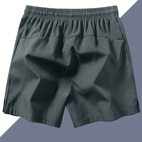 Men Athletic Shorts with Zipper Pockets Lightweight Quick Dry Gym Workout Shorts - Picture 5 of 14