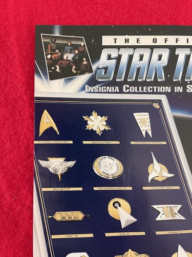 Vintage 1994 Franklin Mint Star Trek Insignia Collection Print Ad-Ad Only - Picture 4 of 7