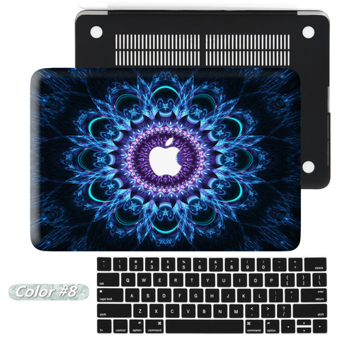 Funda rígida pintada Folk Mandala con llave para nueva Macbook Air Pro 11"13"14"15"16 - Imagen 20 de 31
