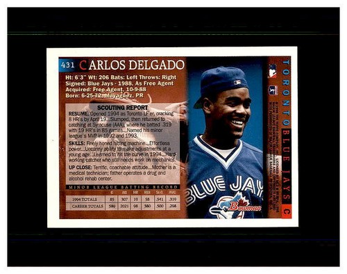 CARLOS DELGADO YOU PICK HUGE FAN COLLECTION .99 UNLIMITED SHIPPING HIGH GRADE - Picture 117 of 501