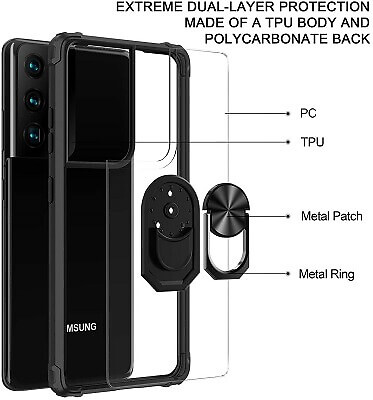 For Samsung S25 S24 S23 S21 FE S22 Ultra Plus Case Heavy Duty Shockproof Cover - Picture 81 of 148