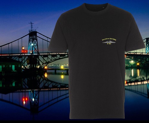 Marine D 183 Zerstörer Bayern, D183, D-183 gestickt,Shirt,Polo,Hoody bis 6XL - Picture 5 of 22