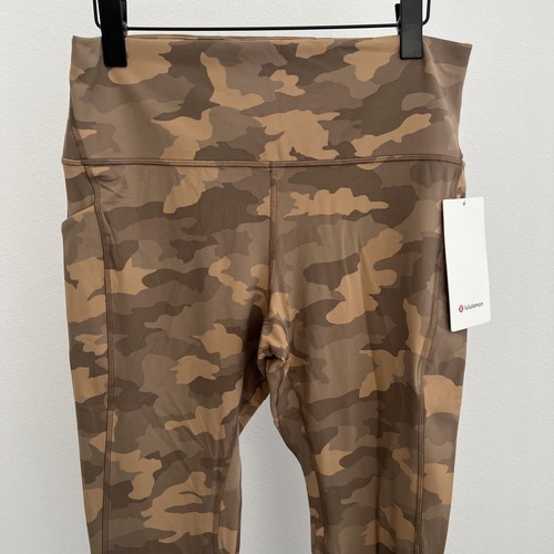 Lululemon Align HR Pant 25” *Pockets NWT Camo Beige Multi HCBM Nulu LW5DVWS - Picture 2 of 8