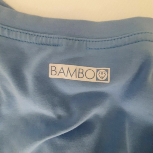 Bambo Mens Blue Elephant Logo TShirt Sz L - Picture 5 of 6