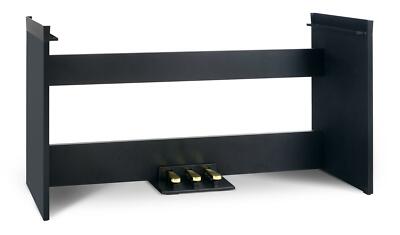 Edler Unterbau aus Holz für Steinmayer Stagepiano P-60 mit 3 Pedalen in schwarz
