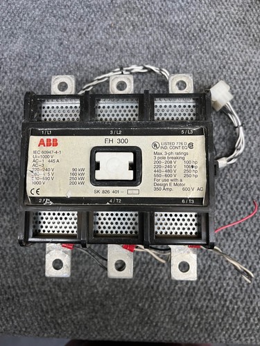 ABB EH300 3-polig 350 Ampere 600 Volt 250PS Schütz mit 24V Spule   - Bild 1 von 5