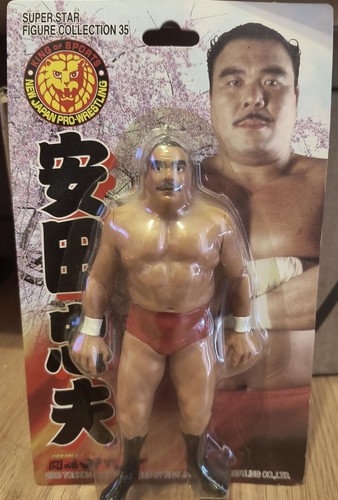 New vintage 2000 Tadao Yasuda figure NEW Japan pro wrestling NJPW