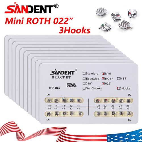 Dental Orthodontic Arch Wire Niti Round /Braces Bracket 022 Slot All Size USA - Picture 20 of 152