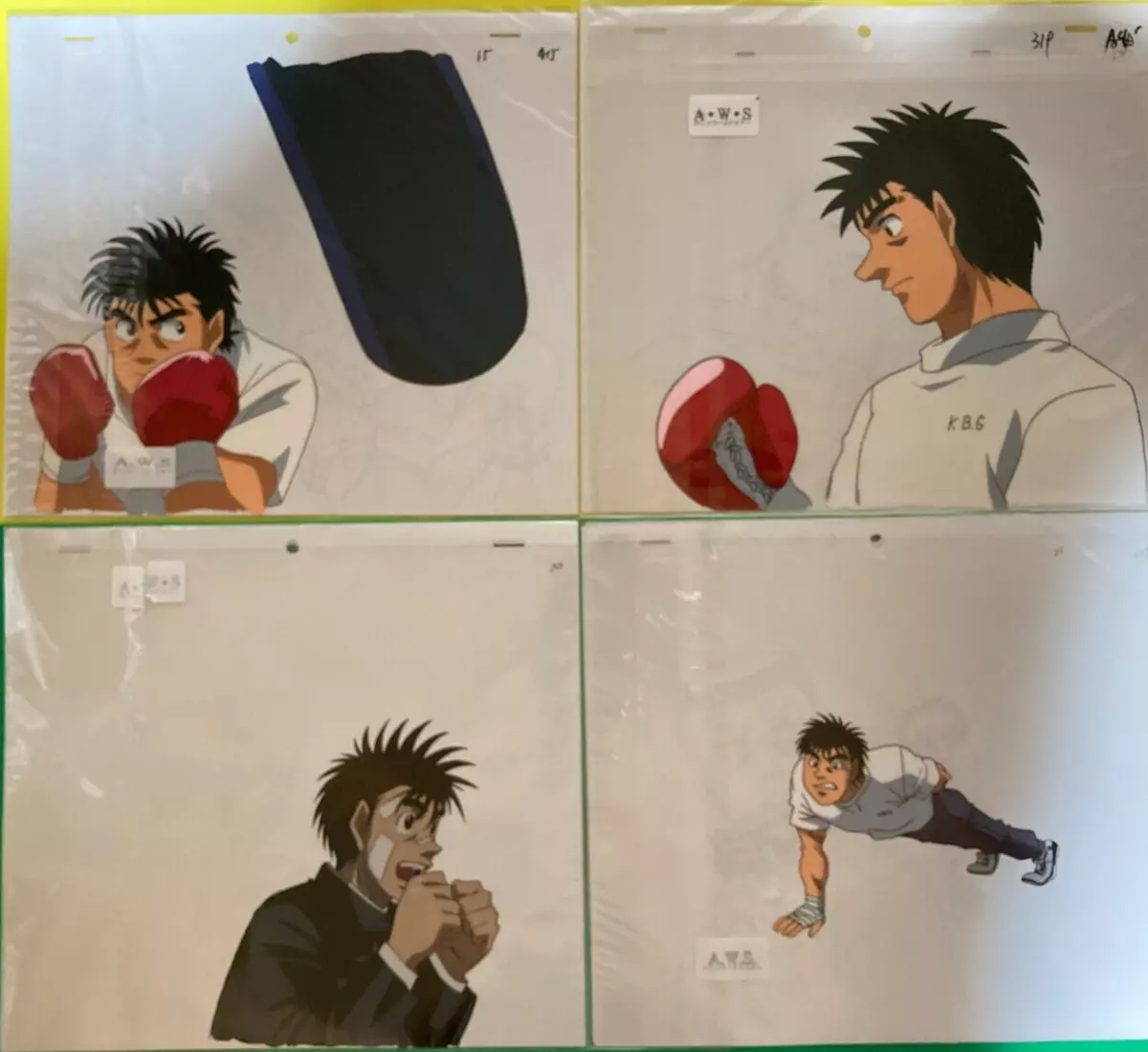 Original Hajime no Ippo Anime Cel (set of 2)