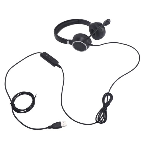 3.5mm Phone Headset With Microphone Noise Canceling Binaural USB To USB C He Fit - Picture 12 of 22