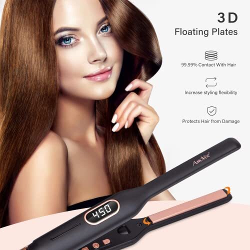 Pencil Flat Iron Mini Hair Straightener for Short Hair Beard Pixie Cut Gold | eBay Pencil Flat Iron Mini Hair Straightener for Short Hair Beard Pixie Cut Gold | eBay