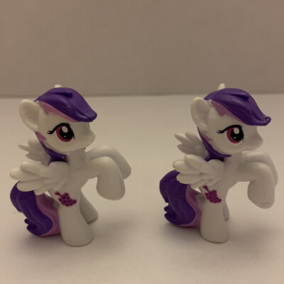 My Little Pony Sugar Grape Figure/Cake Topper Lot of Two